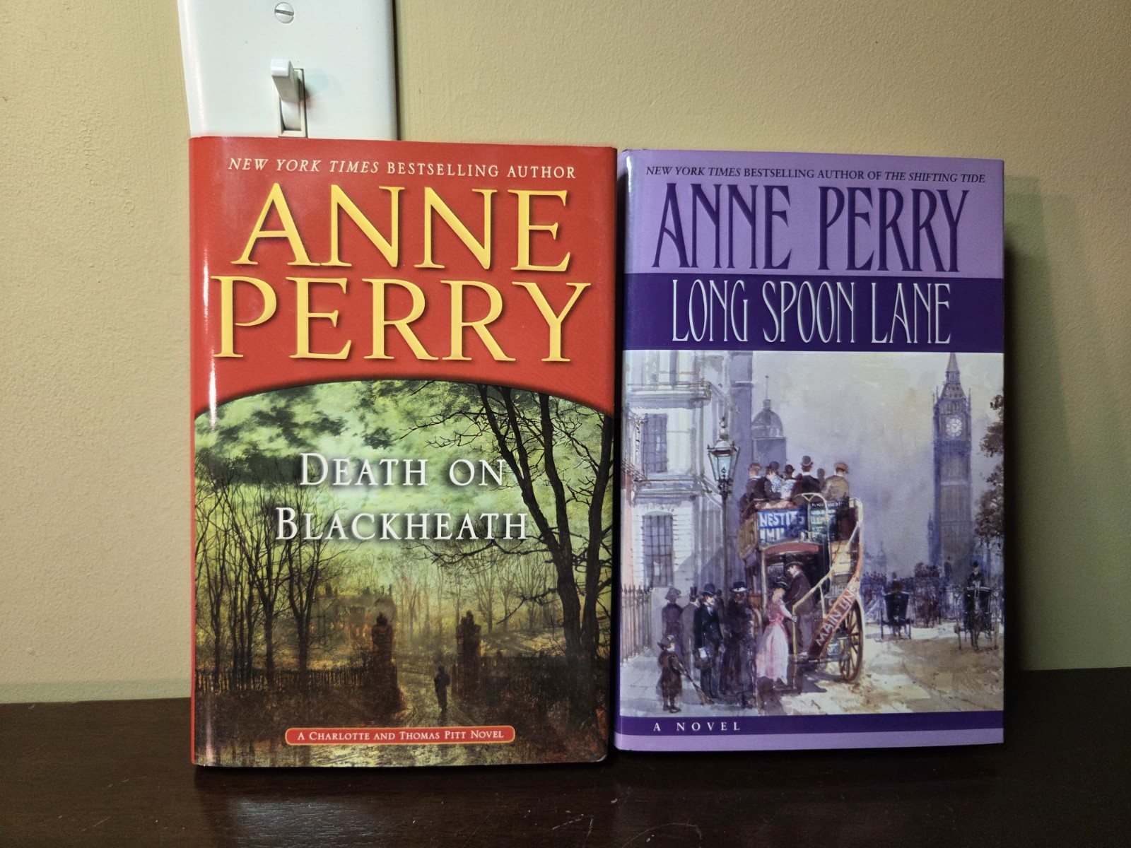 Anne Perry Hardcover Books Lot of 2
