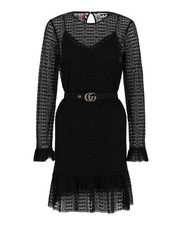 Gucci Womens Lovelight Lace Shift Dress