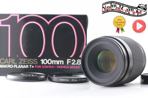 [MINT in Box ] Contax Carl Zeiss Makro-Planar T* 100mm f2.8 AEJ C/Y Mount  JAPAN