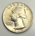 1969-P Washington Quarter — photo from another recent sale