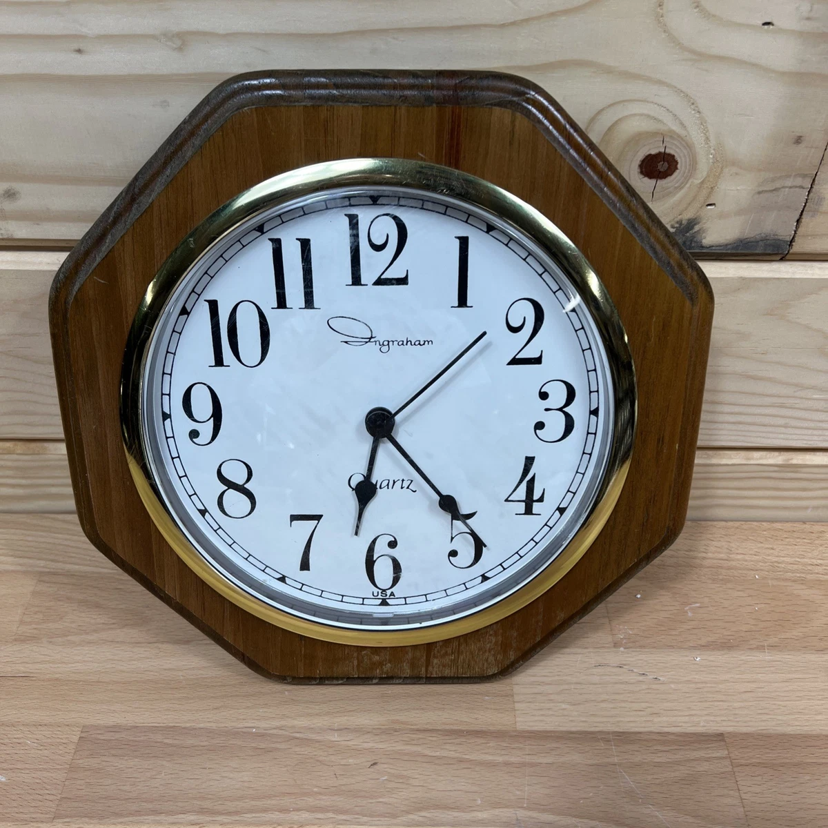 Ingraham Wooden Wall Clocks for sale | eBay