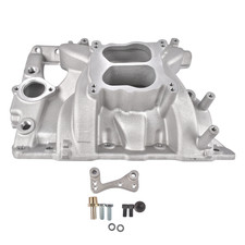 7156 4-barrel Intake Manifold Aluminum For Pontiac 326 350 389 400 455 1965-1979