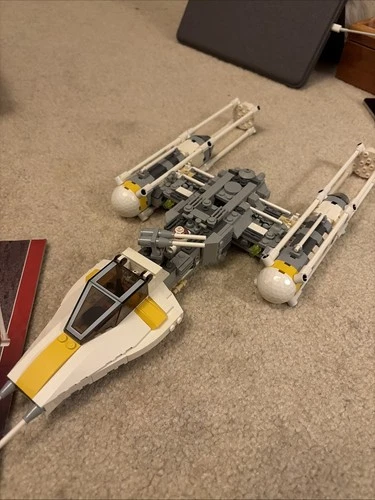 LEGO Star Wars (7658) Y-Wing Fighter Complete Instructions + Minifigures No Box