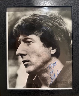 Dustin Hoffman, US-Schauspieler gerahmt 25 cm x 20 cm garantiert handsigniertes Foto & COA