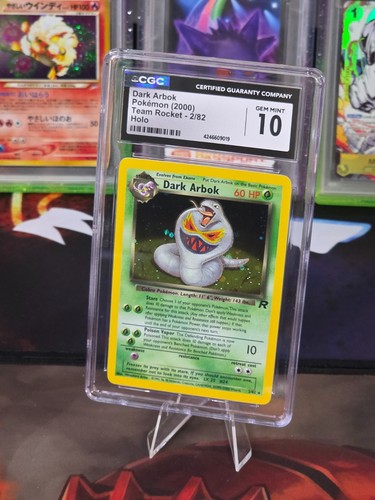 Dark Arbok (Unlimited) graded CGC 10 for sale on eBay