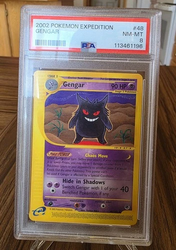 Gengar 48/165 Expedition Rare PSA 8 NM/Mint 5188