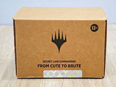 Magic: MTG Secret Lair Commander Deck From Cute To Brute Limited Edition Sealed