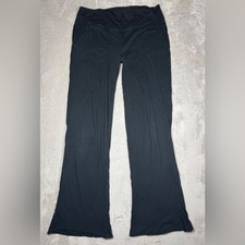 Lunya Cool High Rise Black Lounge Lightweight Bootcut Black Leggings Pants M