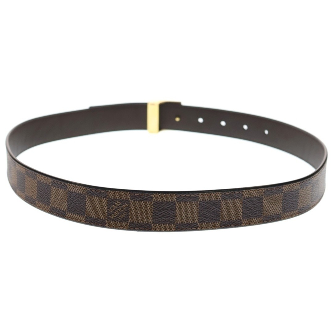 LOUIS VUITTON Damier Ebene Saint Tulle Carrey Belt Brown M6944v Gold Used a19aa2 thumbnail 2