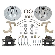For 1949-54 Chevy53-62 Corvette Front Disc Brake Conversion Kit Drilledslotted