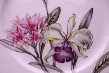 Vtg Grace Dinnerware Japan Orchids Charleston 5 pc Place Setting Plates Bowl