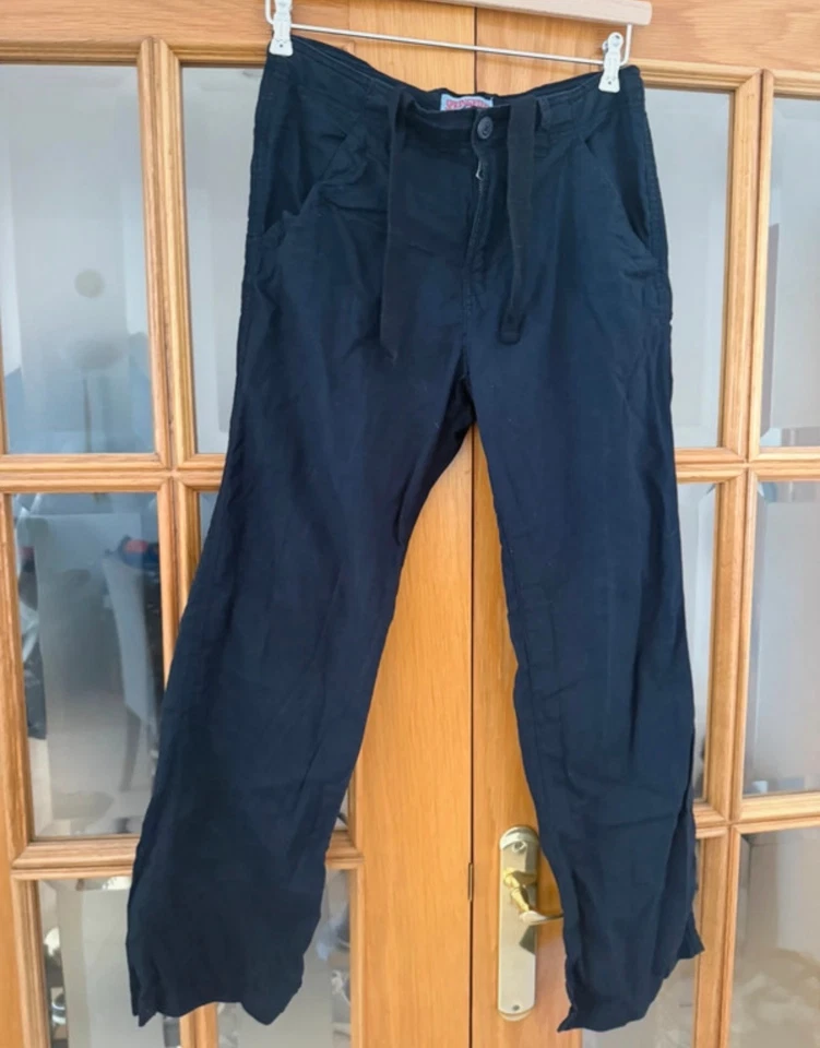 Damen Schwarze Springfield Hose Gr.S mit 4 Hosentaschen, sehr gemütlich & lässig - Bild 2 von 4