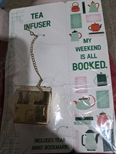 Tea Infuser With Book Mark