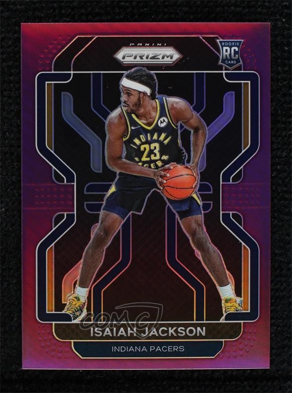 2021-22 Panini Prizm Purple Prizm 31/99 Isaiah Jackson #309 Rookie RC 0c2
