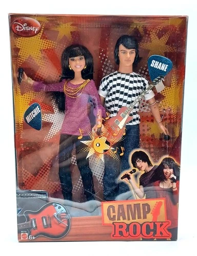 2008 Disney Camp Rock Doll Lot with Mitchie & Shane / Mattel N9795, NrfB
