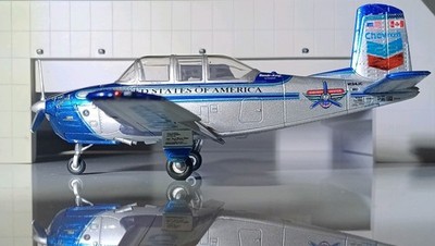 Julie Clark Chevron Mentor T-34 1:50 Scale Model Aircraft Free Spirit