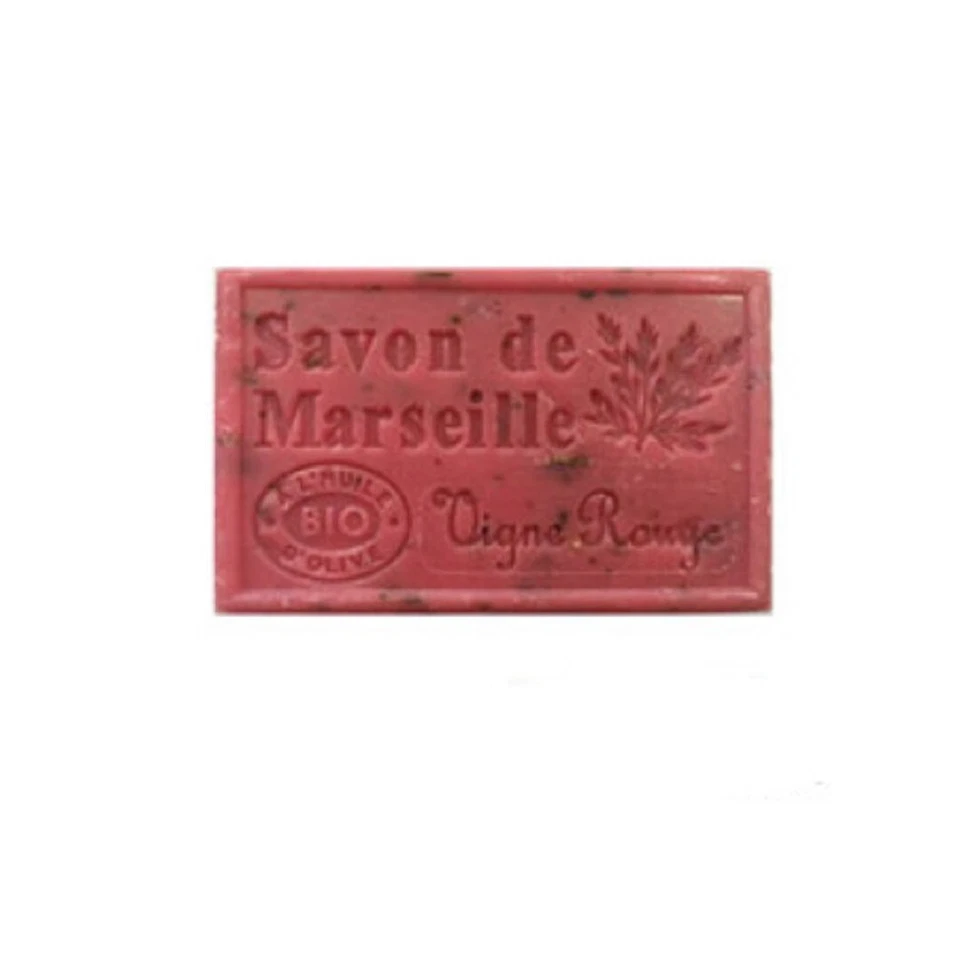 SAVONNERIE AUBAGNAISE Savon de Marseille Seife ROTER WEIN 125g