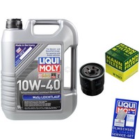 Mann Inspektionspaket 5L Liqui Moly 10W-40 FüR KIA Picanto 1.1 1.0 1.2