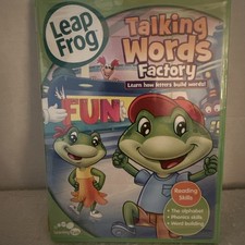 LeapFrog - Talking Words Factory DVD, 2003 Reading Skills NEW AND SEALED