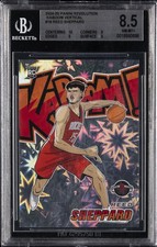 2024-25 PANINI REVOLUTION KABOOM VERT #18 REED SHEPPARD BGS 8.5