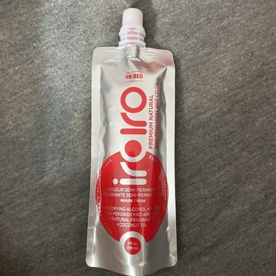 iroiro colors  natural semi permanent hair Color 4 oz new Shade 90 Red