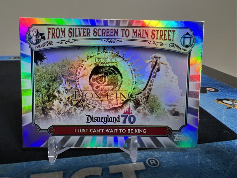 2025 Topps Disneyland 70th "I Just Can’t Wait To Be King" #MS-10 Silver Screen