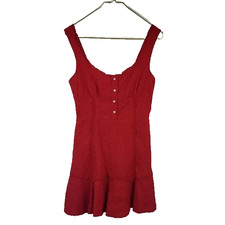 NWT Maggie Sweet Red Eyelet Jazmin Dress Size Small
