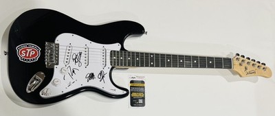STONE TEMPLE PILOTS SIGNED ELECTRIC GUITAR JEFF DEAN ROBERT ERIC 4X JSA COA