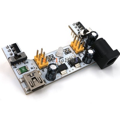 Mini USB MB102 Breadboard Power Supply Module DC7-12V For   Bread Board #pk