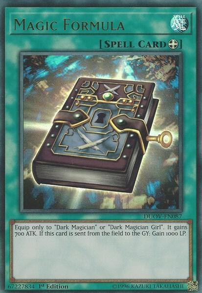 YUGIOH 1x Magic Formula Ultra Rare DUOV-EN087 NM