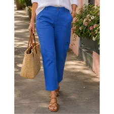 Chico's Blue Cargo Utility Pants Women's Size 0 US 4 Short