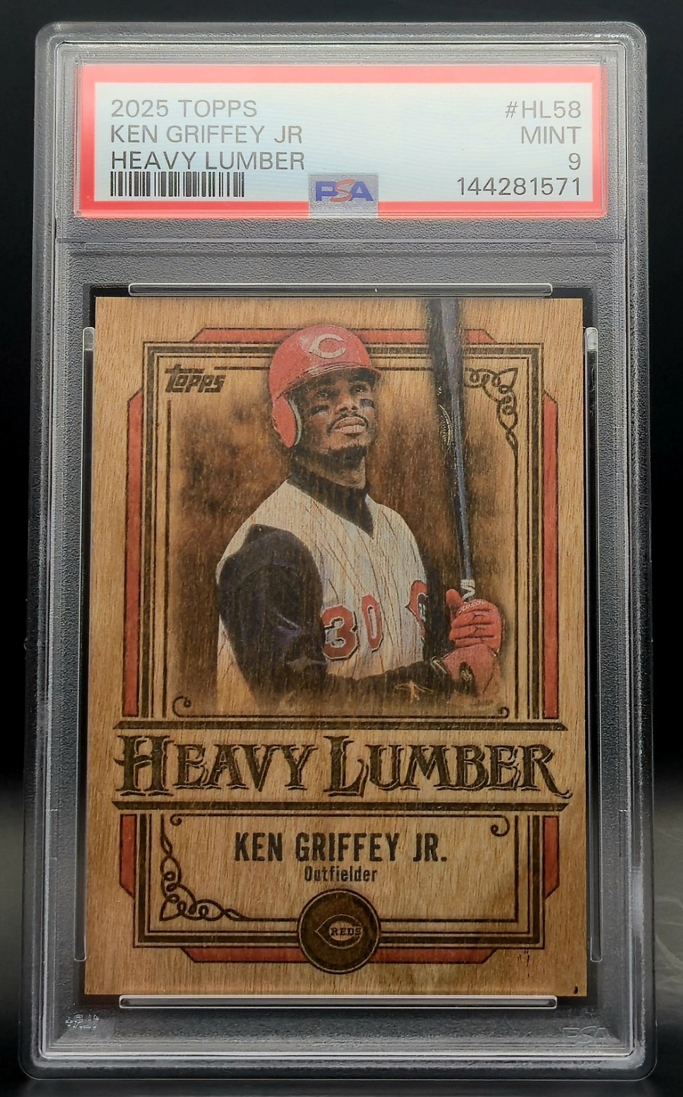 2025 Topps Ken Griffey Jr Heavy Lumber SSP Case Hit PSA 9 MINT