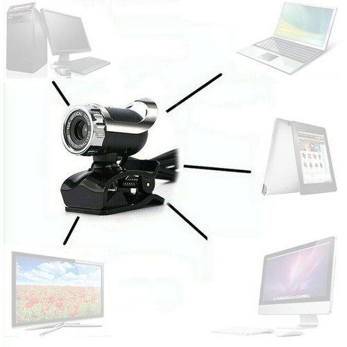 Neueste Desktop-USB-Web Cam HD Webcam Computer Kamera MIC Laptop DE in U2E4 - Photo 9/12