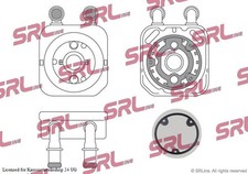 Ölkühler für Alfa 145 930 2.0 146 147 937 1.6 156 932 1.8 Sportwagon 95-10