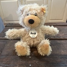 Steiff Charly Original Teddy Bear Beige Plush Stuffed animal 9 Ear Tag