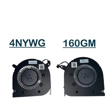 Pair of Genuine Dell G3 15 3590 P89F Laptop CPU+GPU Cooling Fans 160GM 4NYWG PR1