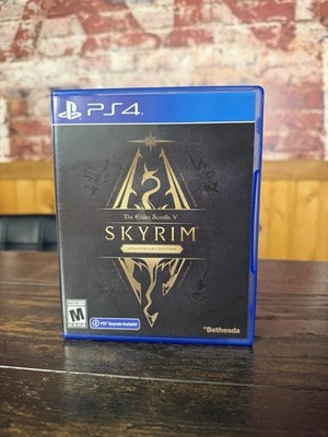 Ps4 - The Elder Scrolls V Skyrim Anniversary Edition NO DLC PlayStation 4 W/ Map
