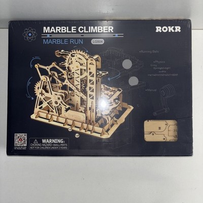 ROKR 3D-Holz-Puzzle Murmelbahn / Kugelbahn ''Marble Run Climber''