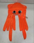 Flashing Light Orange Novelty Squid Hat Soft Plush Velvet WORKS — photo 1
