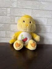 Care Bears Cousins Playful Heart Monkey 2004 Plush 14  Yellow Party Hat Heart