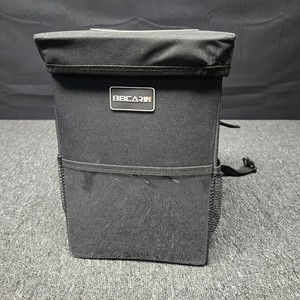 Beicarin Car Trash Can w/Lid Hanging Collapsible Waterproof Leakproof Organizer