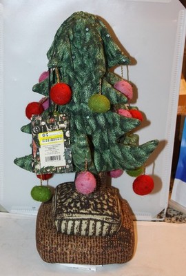 John Derian X Target 18''x12'' Christmas Tree Pillow with Ball Ornaments Xmas