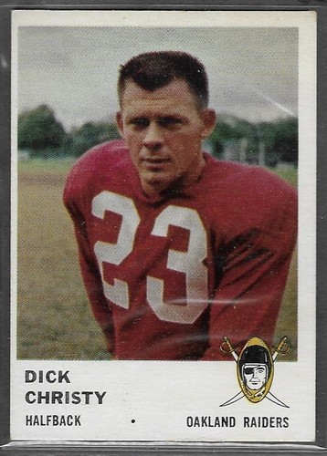Dick Christy #190 1961 Fleer card