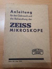Anleitung Zeiss Mikroskope