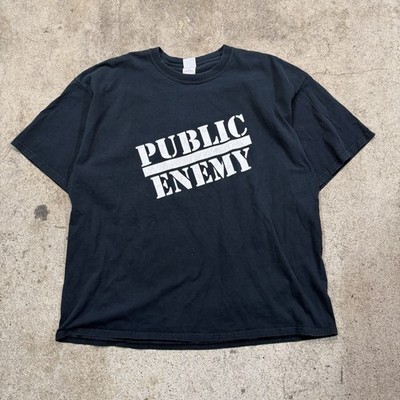 Vtg Public Enemy Shirt XXL 90s Flavor Flav Chuck D Rap Tee Def Jam Double Sided