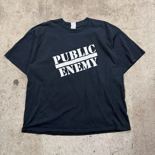 Public Enemy Shirt XXL 90s Flavor Flav Chuck D Rap Tee D 1990s vintage concert t-shirt, vintage, size XXL, single stitch, B+ condition