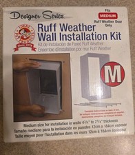 Ideal Pet Products Ruff-Weather Pet Door Wall Installation Kit Medium B New