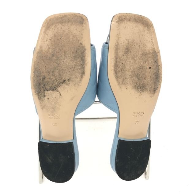 GUCCI sandals in Listed size: 36 GG Marmont Blue Ladies thumbnail 5