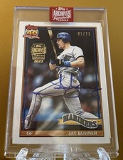 JAY BUHNER 2023 TOPPS ARCHIVES SIGNATURE SERIES AUTO 1/73 - SEATTLE MARINERS