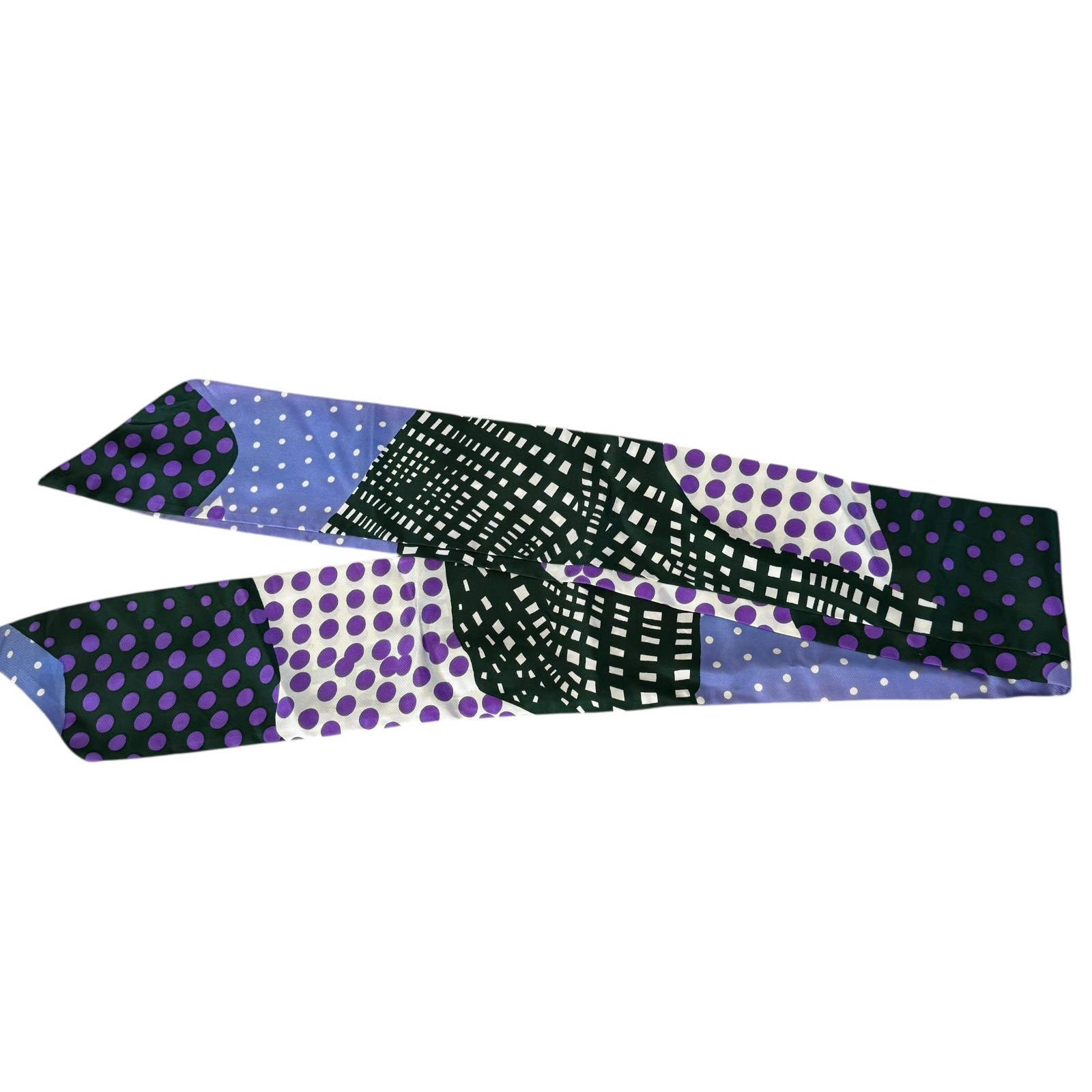 Women's multicolored repeating pattern rectangle … - image 5